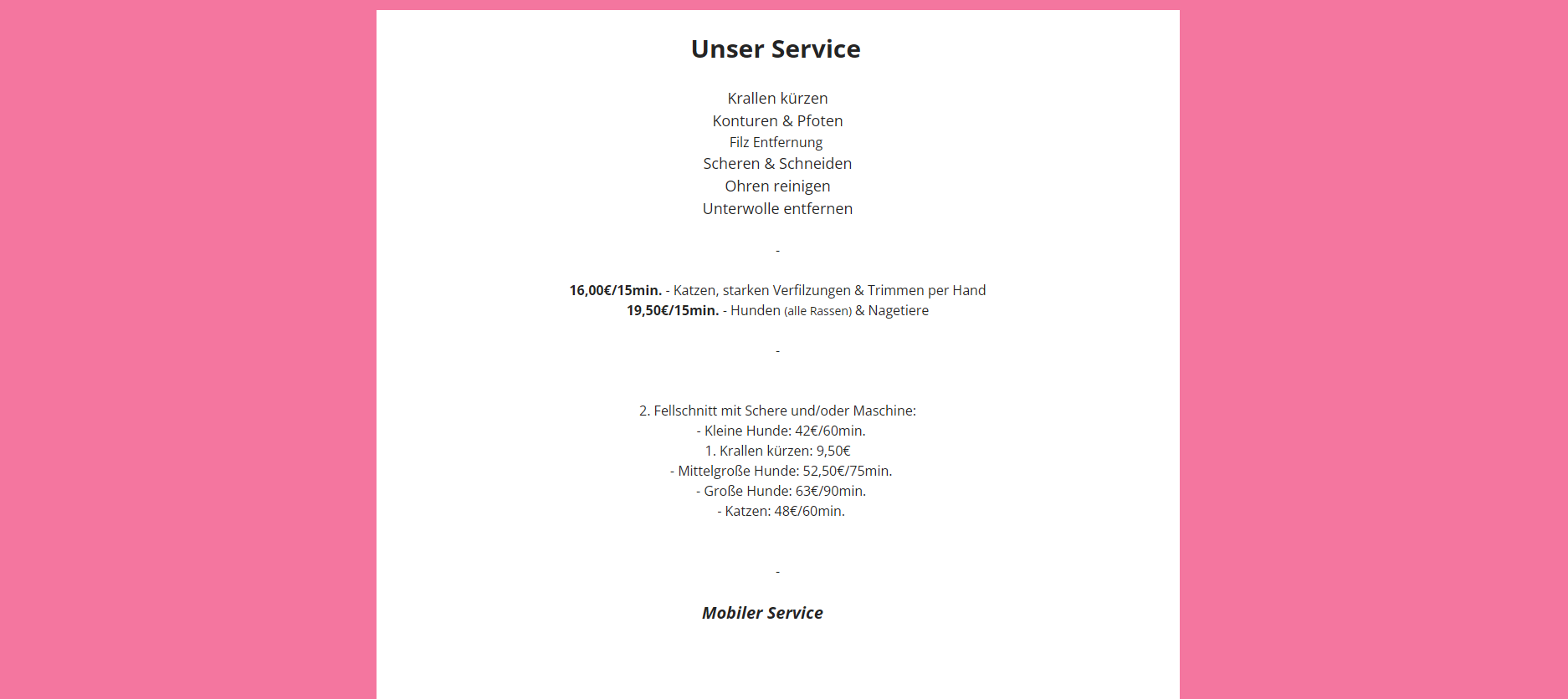 Langsame Website